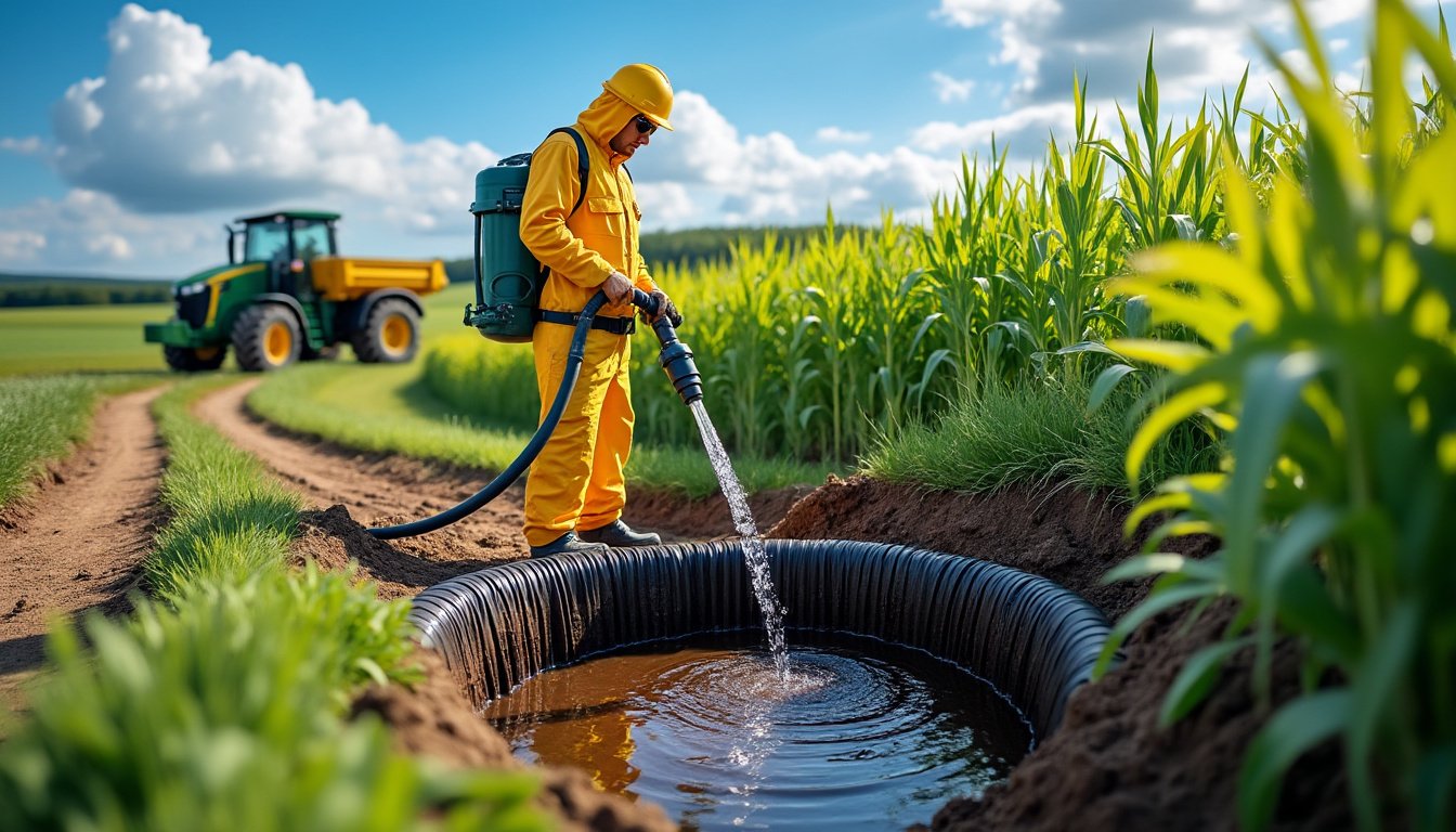 Gestion des boues : la vidange d&rsquo;une fosse septique par un exploitant agricole est-elle légale pour vos sites ?