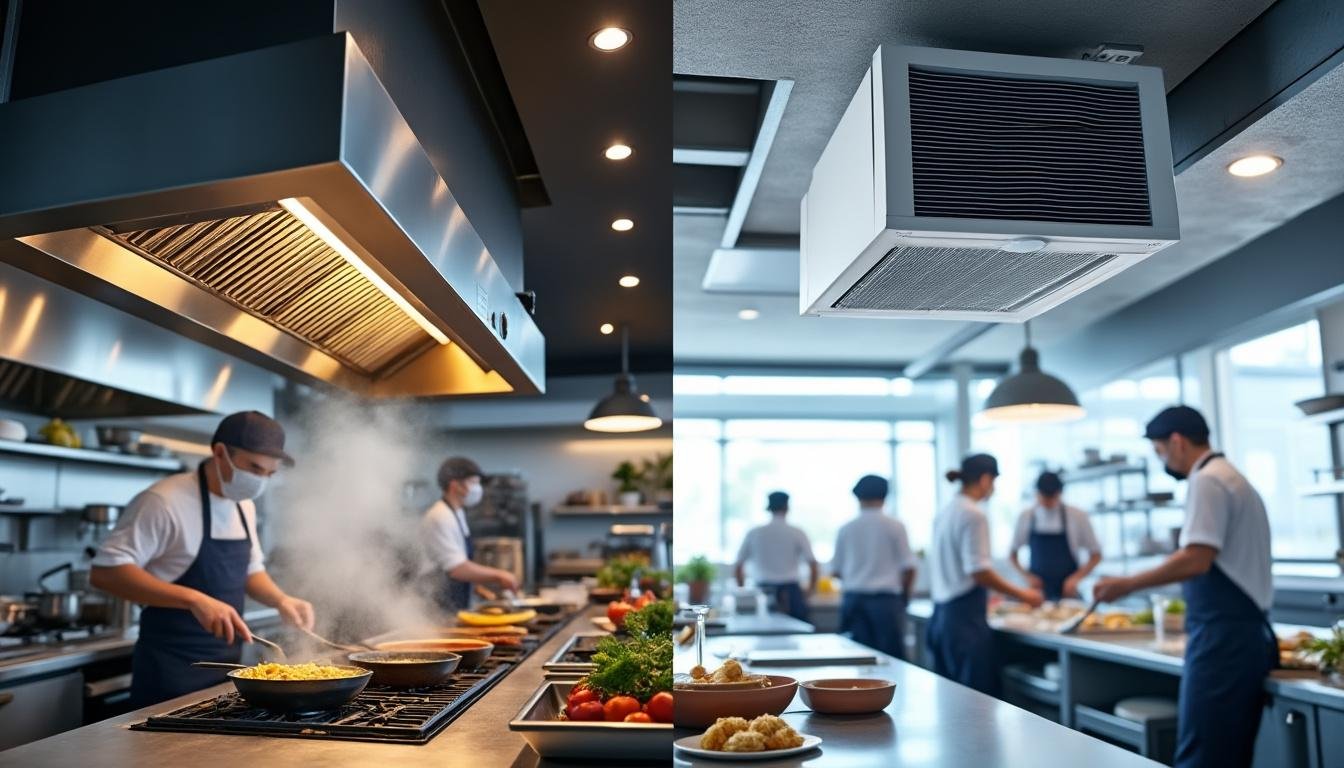 Traitement de l&rsquo;air : est-il conforme de remplacer la hotte des espaces de restauration par une simple VMC ?