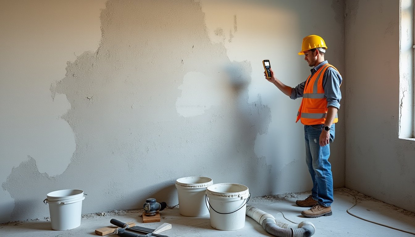 Finitions de chantier : pourquoi un enduit ne sèche-t-il pas et comment y remédier ?