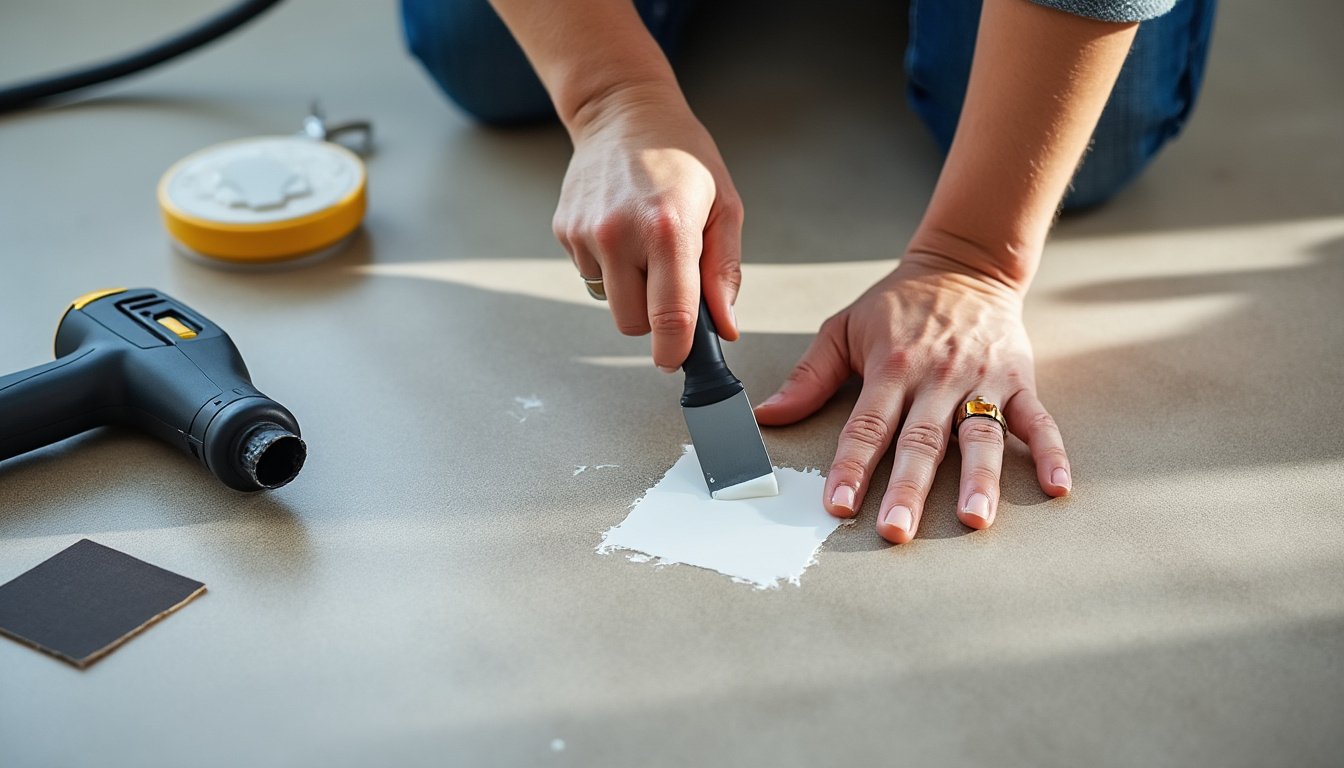 Entretien des sols souples : quelles astuces pour réparer un impact ou un affaissement sur du linoléum ?