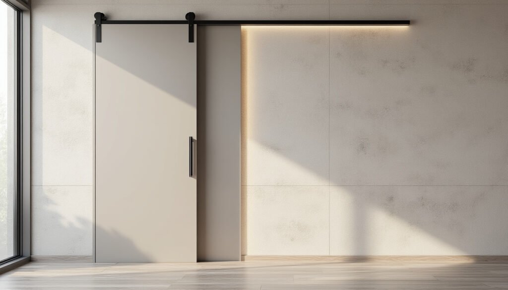 découvrez des astuces d'aménagement intérieur pour combler proprement l'espace entre une cloison et une porte coulissante, alliant esthétisme et fonctionnalité.