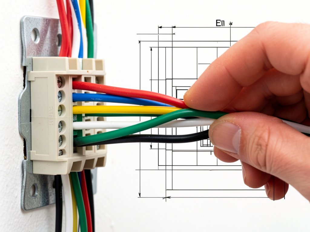 Code couleur d’un interphone 6 fils : signification et schéma pratique